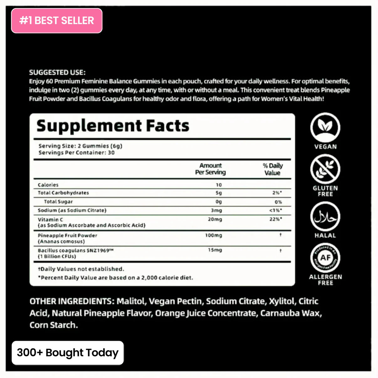 Feminine Balance & Immunity Gummies